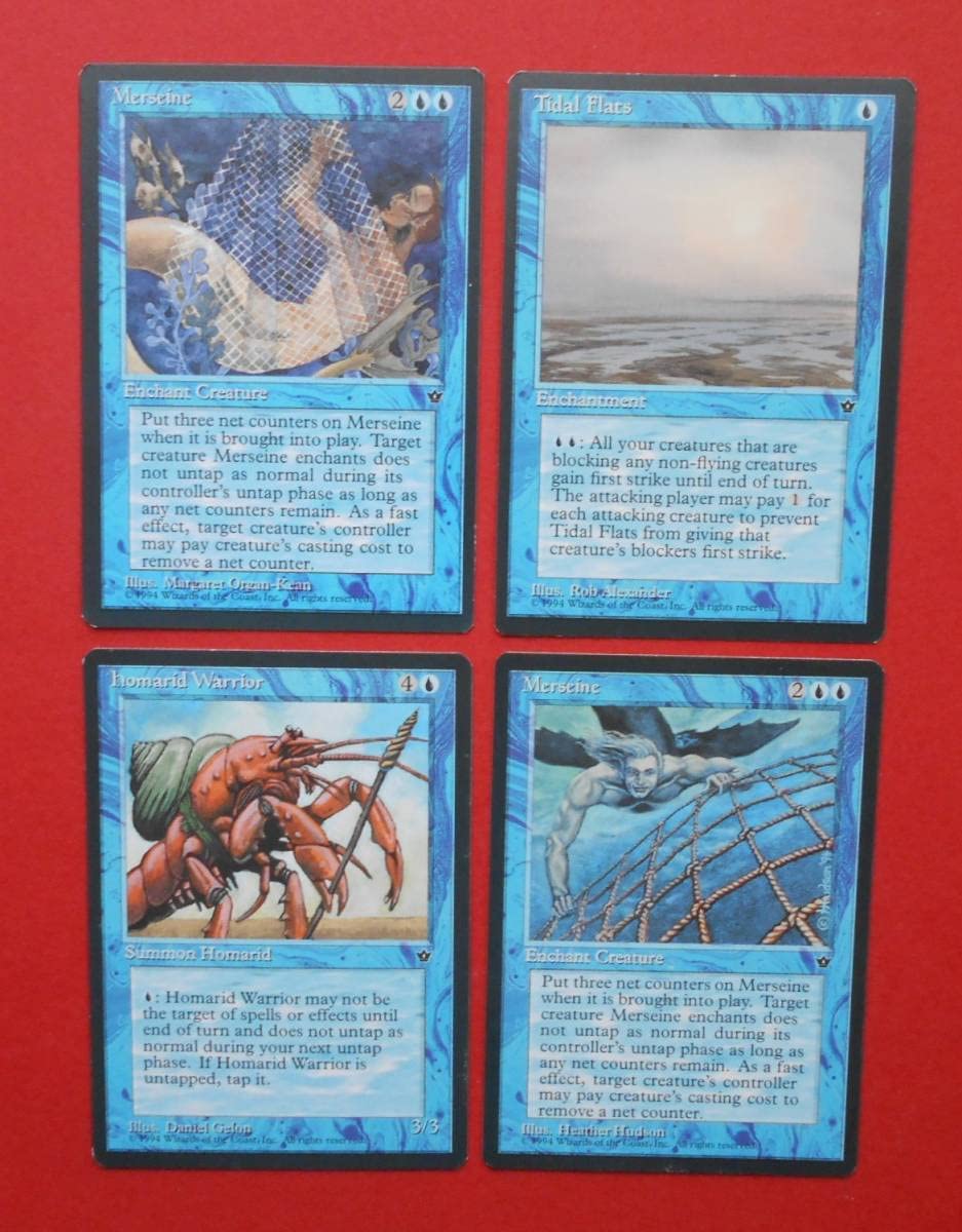 Amazon.co.jp: MTG フォールン・エンパイア/Fallen Empires 青 4種